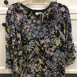 Calvin Klein floral shirt